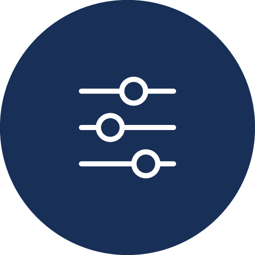 Flexible execution — controls icon